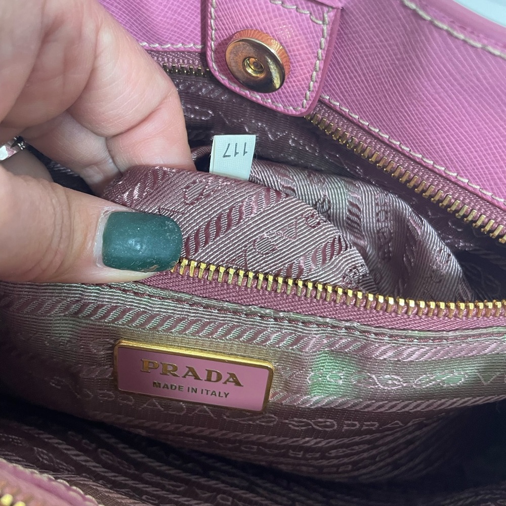 🌸Prada Lux Open Tote Saffiano Leather 🌸 - Picture 13 of 14